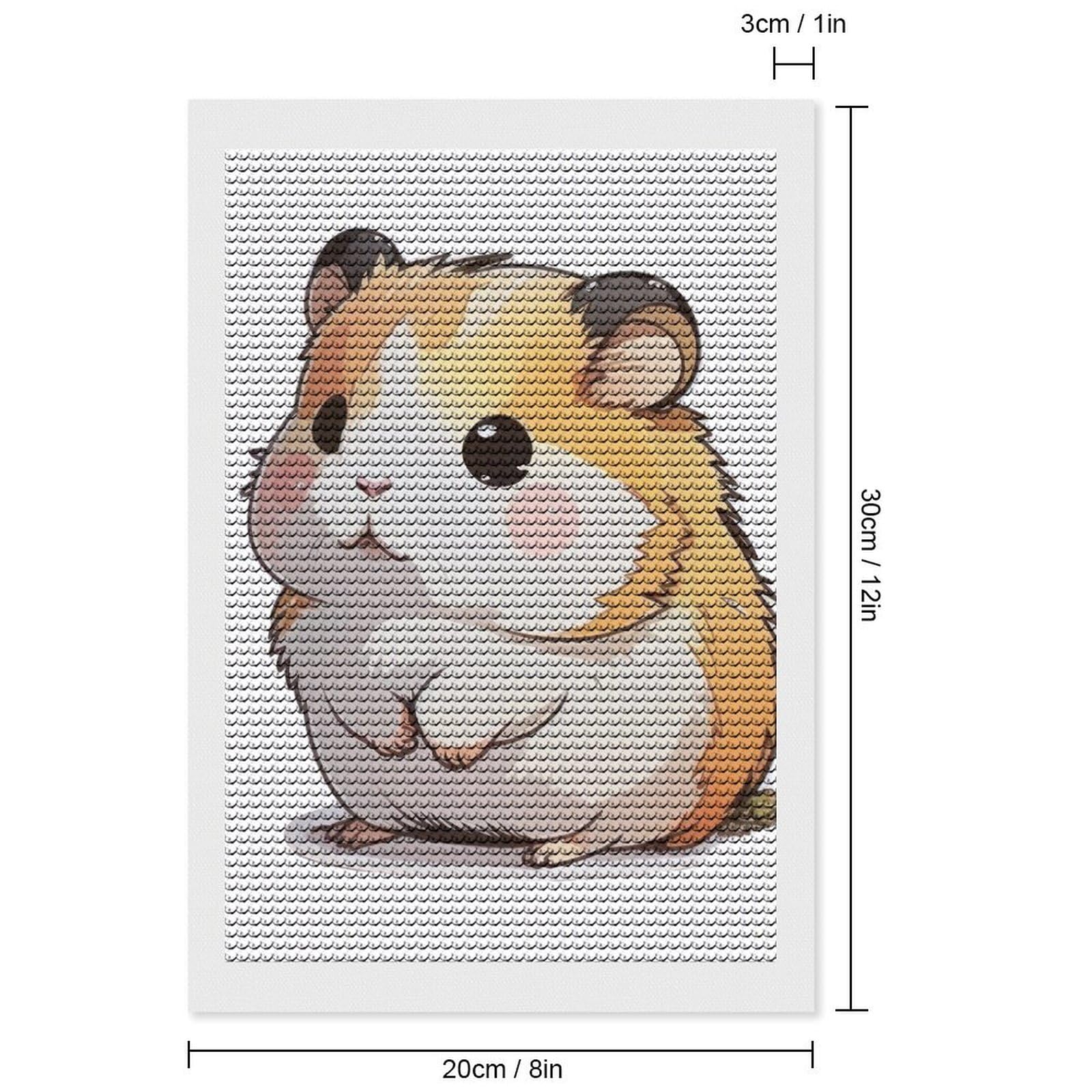 Amazon | ハムスター おもしろ 動物柄 可愛い ダイヤモンドアート